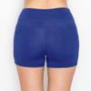 ALWAYS Women's 3" Yoga Shorts - Premium Soft Tummy Control Workout Stretch Solid Leggings Pants with Pockets Royal Blue M view 4