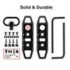 Gotical Compatible Mloks/Keymods Picatinny Rail,3-Aluminum Picatinny Rail Section Accessories for Mloks/Keymods System (Pack of 2 - Black) view 3
