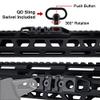 Gotical Compatible Mloks/Keymods Picatinny Rail,3-Aluminum Picatinny Rail Section Accessories for Mloks/Keymods System (Pack of 2 - Black) view 4