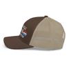 1975 51st Birthday Embroidered Trucker Hat Cap, 51 Year Old Birthday Hat Gift Brown/Khaki view 3