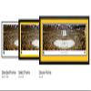 Nashville Predators (center ice) - 40.25x13.75-inch Standard Framed Print by Blakeway Panoramas view 2