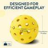 Pro Aviana Outdoor Pickleball Balls USAPA Approved for Tournament Play 6 12 48 Packs Durable 40-Hole Design Ideal for All Skill Levels Pickleball Accessories Pickleball Balls Outdoor (Yellow 48 Pack) view 4