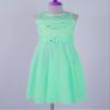 Aislor Big Girls Floral Lace Rhinestone Chiffon Lyrical Dance Dress Kids Princess Birthday Wedding Formal Ball Gowns Mint Green 8 Years view 3