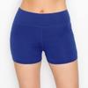 ALWAYS Women's 3" Yoga Shorts - Premium Soft Tummy Control Workout Stretch Solid Leggings Pants with Pockets Royal Blue XS view 2