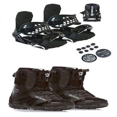 Symbolic Northwave Dahlia SL Snowboard Boots Bindings Women's Girls Package 5.5 6 6.5 Black Bindings to Fit Boot, Boot Fit Ladys 5.5-6 (M2)
