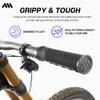 All Mountain Style AMS Cero Grips - Lock-on Dual Pattern, Dual Density, Under 100 Grams Grips, Red Bull Rampage Black view 2