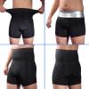 lki Mens Workout Sauna Boxer Briefs Sweat Enhancing Waist Trainer Slimming Body Shaper Gym Fitness Boxer Briefs view 4