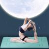LYWY Exercise Mat, Natural Rubber Non-Slip Fitness Body Mat 5Mm Super Sports Yoga Mat General Fitness Mat for Men and Women Young and Old,Violet 1,183X68CM view 4