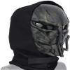 Tactical Mask Balaclava Mask Full face Protection Transparent Goggles Adjustable Skull Mask,for Halloween Role Playing,BCP,21*12*23cm view 1
