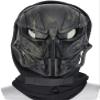 Tactical Mask Balaclava Mask Full face Protection Transparent Goggles Adjustable Skull Mask,for Halloween Role Playing,BCP,21*12*23cm view 2