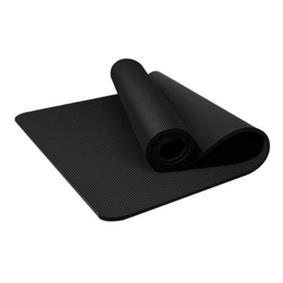 LYWY Men's Yoga Mats, Thickening and Widening Yoga Mats Environmentally Friendly Fitness Exercise Mats Suitable for Beginner Yoga Enthusiasts,Black,185x90cm