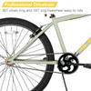 HH HILAND 24 inch BMX Bike for for Teen Bike and Adult Bikes, Beginner-Level BMX to Advanced Riders with 2 Pegs, Bicycles for Men and Women Gray view 3