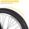 HH HILAND 24 inch BMX Bike for for Teen Bike and Adult Bikes, Beginner-Level BMX to Advanced Riders with 2 Pegs, Bicycles for Men and Women Gray view 4