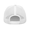 Gunner Gear Deer Hunting Hat for Men Blaze Orange American Flag Buck Authentic Yupoong 6606 Snapback Trucker Hat view 4