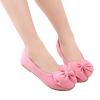 Ruyang Baby Ballet Flats Girls Shoes Children Solid Bowknot Student Single Soft Dance Princess Shoes Single Shoes Pink view 3