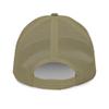 Gunner Gear Deer Hunting Hat for Men Blaze Orange American Flag Buck Authentic Trucker Hat view 3
