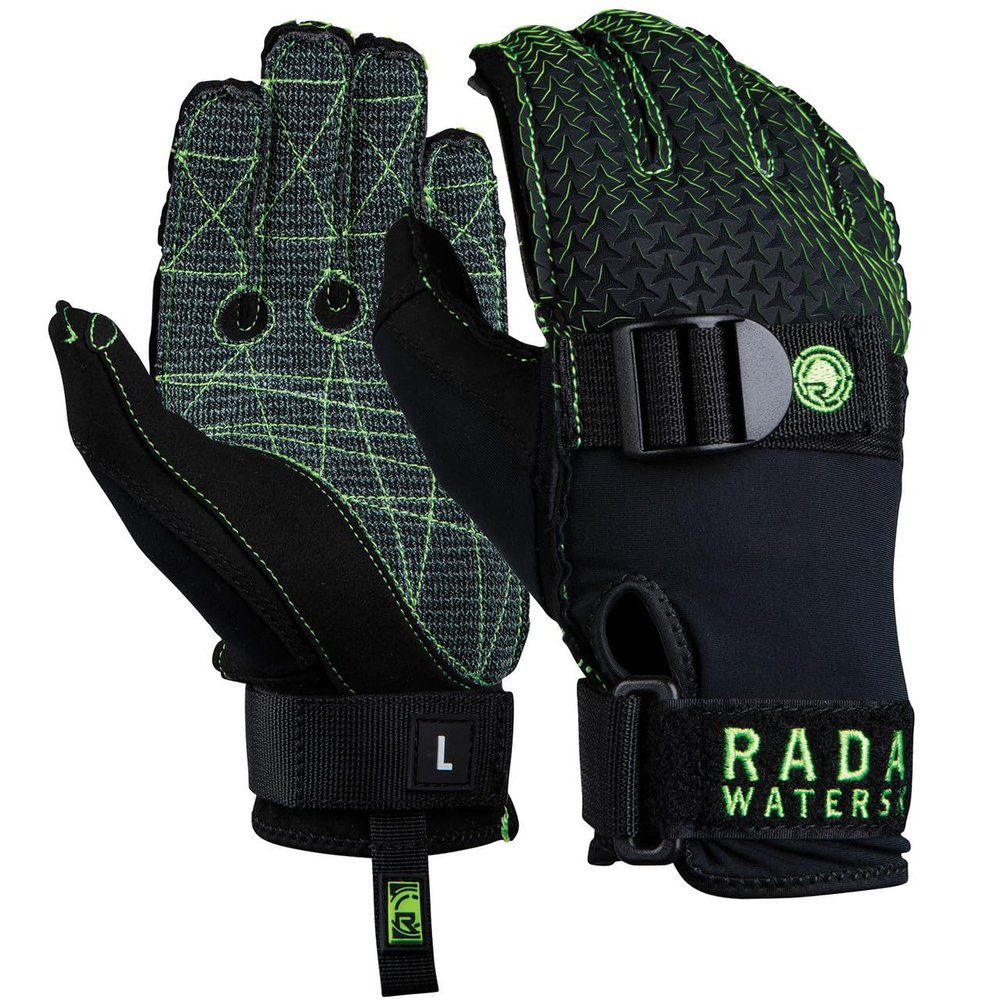 Radar Hydro-K Inside-Out Glove, Matte Black/Volt Green, XX-Large