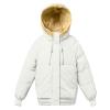 tuduoms Teen Girls Cute Hooded Winter Jackets Warm Drawstring Quilted Lightweight Puffer Down Coats Thicken Parkas Outwear view 3