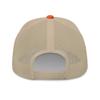 Gunner Gear Deer Hunting Hat for Men Blaze Orange American Flag Buck Authentic Yupoong 6606 Snapback Trucker Hat view 4