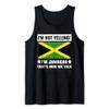 I'm Not Yelling I'm Jamaican Jamaica Flag Funny Unisex Mens Tank Top view 1