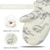 Fynnsure Toddler Mittens Lined Fleece Snow Gloves for Boys Girls Kids Winter Ski Gloves Baby Mittens Ivory white 4-6 Years view 2