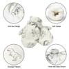 Fynnsure Toddler Mittens Lined Fleece Snow Gloves for Boys Girls Kids Winter Ski Gloves Baby Mittens Ivory white 4-6 Years view 4