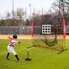 ZENY 77 ft Baseball Softball Practice Net for Hiting and Pitching Batting Fielding, Baseball Cataching Net with Strike Zone Target view 2