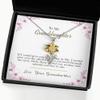 Grandmother to Granddaughter Necklace Favorite Granddaughter Grandna/Granddaughter Necklace - Sunflower Pendant Necklace view 1