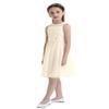 Aislor Big Girls Floral Lace Rhinestone Chiffon Lyrical Dance Dress Kids Princess Birthday Wedding Formal Ball Gowns Beige 14 Years view 2