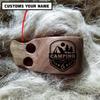 Camping Extreme Adventure Personalized Portable Kuksa Wood Camp Mug - 100% Natural Wooden Cup with Carabiner, Custom Name Camping Wooden Mug & Bushcraft Cup view 3