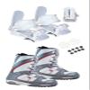 Symbolic Northwave Freedom Snowboard Boots White Bindings Women's Girls Package 9 9.5 (White Bindings Included to Fit Boot, Boot Fit Ladys 9-9.5 (M4)) view 1