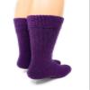 WARRIOR ALPACA SOCKS - Unisex Toasty Toes Ultimate Alpaca Socks For Men And Women (Large - Purple Heather) view 2