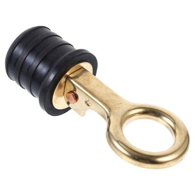BESPORTBLE 1pc Drain Plug for Boats Durable Scupper Stopper Easy to Install Boat Drain Hole Protector Golden Finish for Hulls