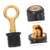 BESPORTBLE 1pc Drain Plug for Boats Durable Scupper Stopper Easy to Install Boat Drain Hole Protector Golden Finish for Hulls view 3