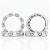 DINGGUANGHE-CUP 8PCS Caged Ball Bearings OD 34mm Split Center Axis Headset Crankshaft Pivot Retainer 9 Balls Bearing 34 mm Accessories view 2