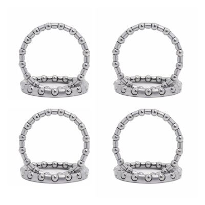 DINGGUANGHE-CUP 8PCS Caged Ball Bearings OD 37mm Rear Bike Wheel Hub Headset Crankshaft Pivot Retainer Steel Oversize 16 Balls Accessories
