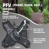 Phone Flask Vest (PFV), Black, 2.0 (Small/Medium) view 2