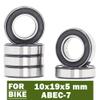 DINGGUANGHE-CUP 6PCS 6800-2RS Bike Bearing 10x19x5mm ABEC-7 Metric Thin Section Ball Bearings for Bicycle Front Rear Hubs Wheel 6800RS Accessories view 2