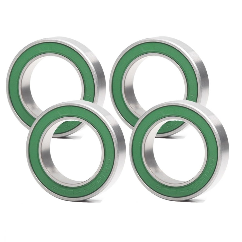 DINGGUANGHE-CUP 4Pcs 18287-2RS Bike Bearing 18x28x7mm ABEC-3 for Bicycle Hub Front Rear Hubs Wheel 18287 RS Ball Bearings Accessories