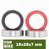 DINGGUANGHE-CUP 4Pcs 18287-2RS Bike Bearing 18x28x7mm ABEC-3 for Bicycle Hub Front Rear Hubs Wheel 18287 RS Ball Bearings Accessories view 2