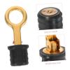1pc Boat Drain Plug Golden Scupper Stopper for Ship Drain Hole Easy Installation High Durability for Use view 3