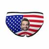 MyPupSocks Custom Photo Underwear, American Flag USA Stars Funny Face Women's Personalized Briefs Panties Printed with Picture XXXL view 2
