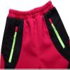 2-12Y Ski Snow Pants for Children's Boys Girls Windproof Outdoor Trousers with Fleece Lining Warm Hiking Trousers (Red, 7-8 Years) view 4