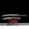 Loong sword Chinese Sword,Wolf Head Machete,Sabre(Forged High Carbon Steel Etch Blade) Battle Ready view 1