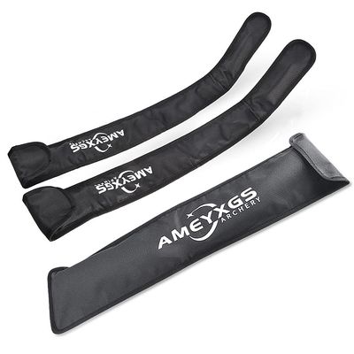 ZSHJGJR Archery Recurve Bow Limb Sleeve and Bow Riser Bag Set for Taken Down Recurve Bow Accessory (Black)