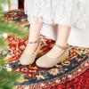 Otter MOMO Toddler Girls Mary Jane Princess Dress Shoes Ballet Gold 13 view 3