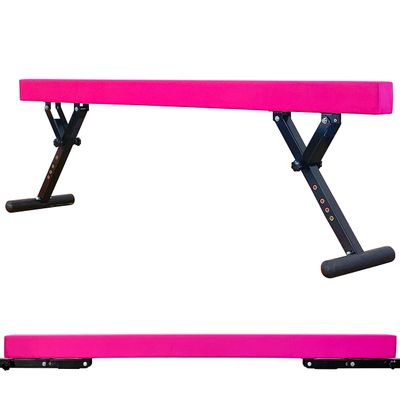 MARFULA Adjustable Balance Beam 8 ft Gymnastic Beam Adjustable Height for Kids and Teenage of All Gymnastic Levels, Gymnastic Training Beam Gymnastic Equipment for Athlete Home and Gym Club Use