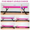 MARFULA Adjustable Balance Beam 8 ft Gymnastic Beam Adjustable Height for Kids and Teenage of All Gymnastic Levels, Gymnastic Training Beam Gymnastic Equipment for Athlete Home and Gym Club Use view 3