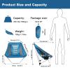 EASDRIL Ultralight Folding Camping Chair Low Lightweight Foldable Camp Chairs with Carry Bag for Hiking, Backpacking, Picnic, Outdoor Concert, Sports Events, Beach view 2