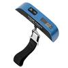 travel inspira Luggage Scale, Portable Digital Hanging Baggage Scale for Travel, Suitcase Weight Scale with Rubber Paint, 110 Pounds, Battery Included - Blue view 1
